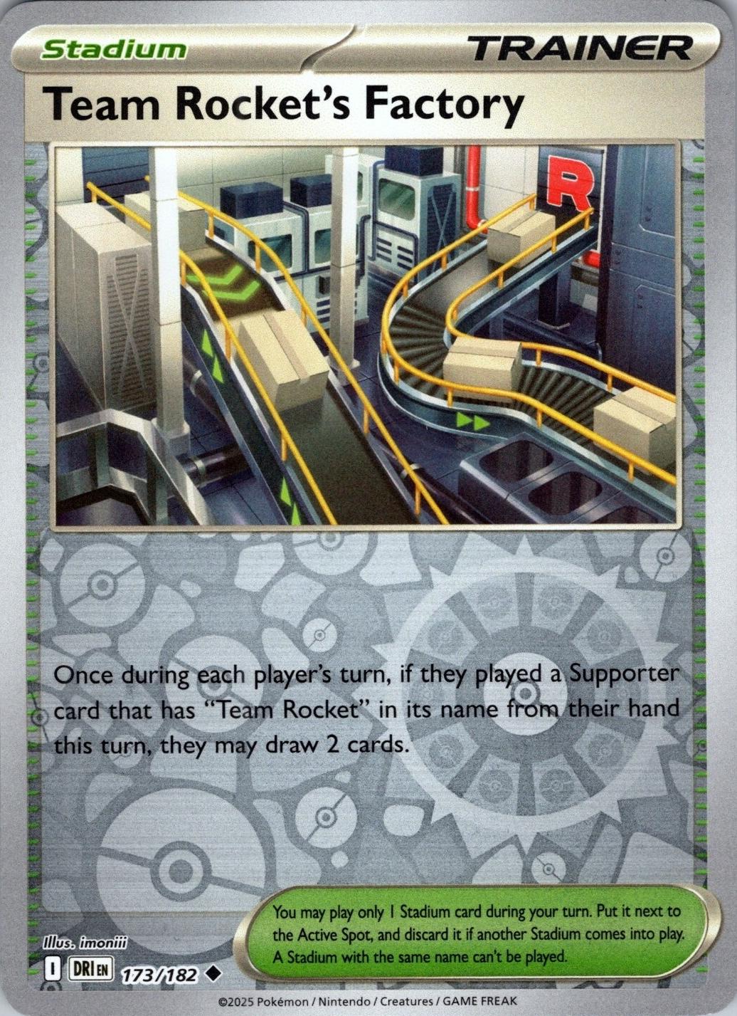 Team Rocket's Factory [Reverse Holo]